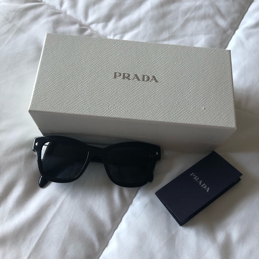 Prada black sunglasses w/ box